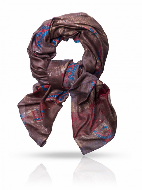 Палантин Женский SN-TRIBAL2/BROWN